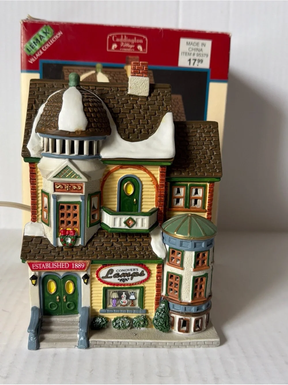 New Lemax Caddington Christmas Village Conover’s Lamps 1999